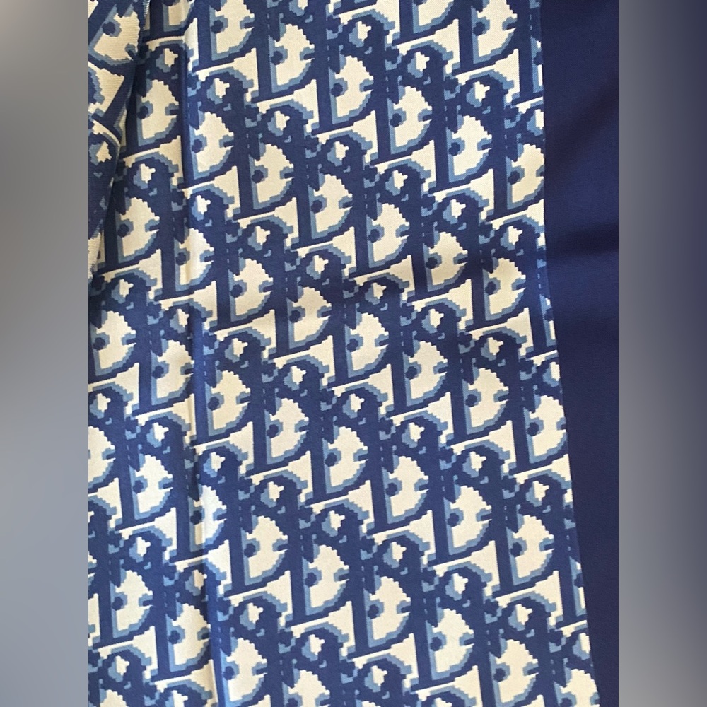 MITZAH DIOR OBLIQUE SILK NECKERCHIEF - Picture 7 of 11